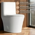 thumbnail image 3 of WANSID One-Piece Toilet, Dual-Flush Comfort Height Bathroom Toilet With Soft-Closing Lid And Fully Enclosed Design,Water Efficient And Easy-Clean, 3 of 20