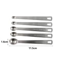 thumbnail image 3 of YYKihy Stainless Steel Double-headed Measuring Spoon 5-piece Set Seasoning Spoon Tools, 3 of 5