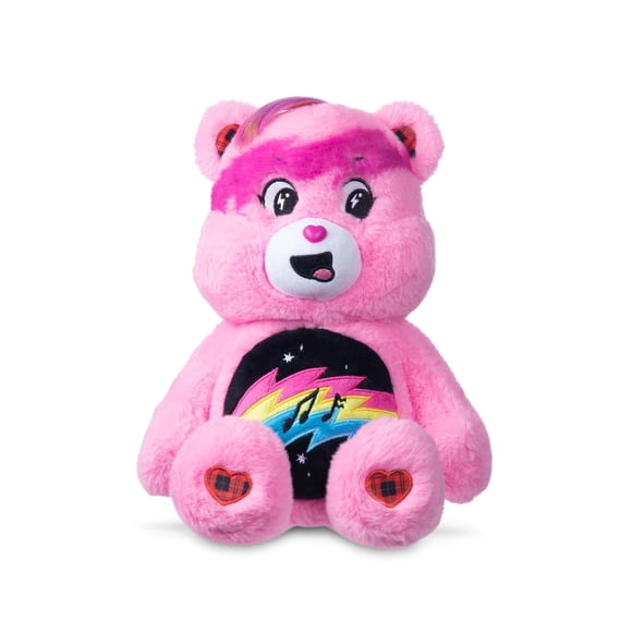 Care Bears - Tema de roca de 14"" - Peluche de tamaño mediano - Cheer Bear