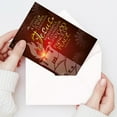 thumbnail image 2 of Religious Christmas cards - Jesus, Prince of Peace, pack of 20, 5x7in, printed in England, with Bible verse inside and envelopes, by Just Cards Direct, 2 of 7