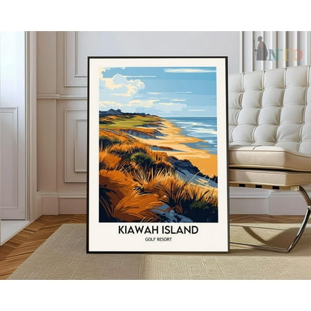 Kiawah Island Golf Resort Print, Kiawah Island Poster, Kiawah Island Wall Art, Kiawah Island Travel, Kiawah Island Wall Art, Modern Wall Decor, 8x12 UNFRAMED