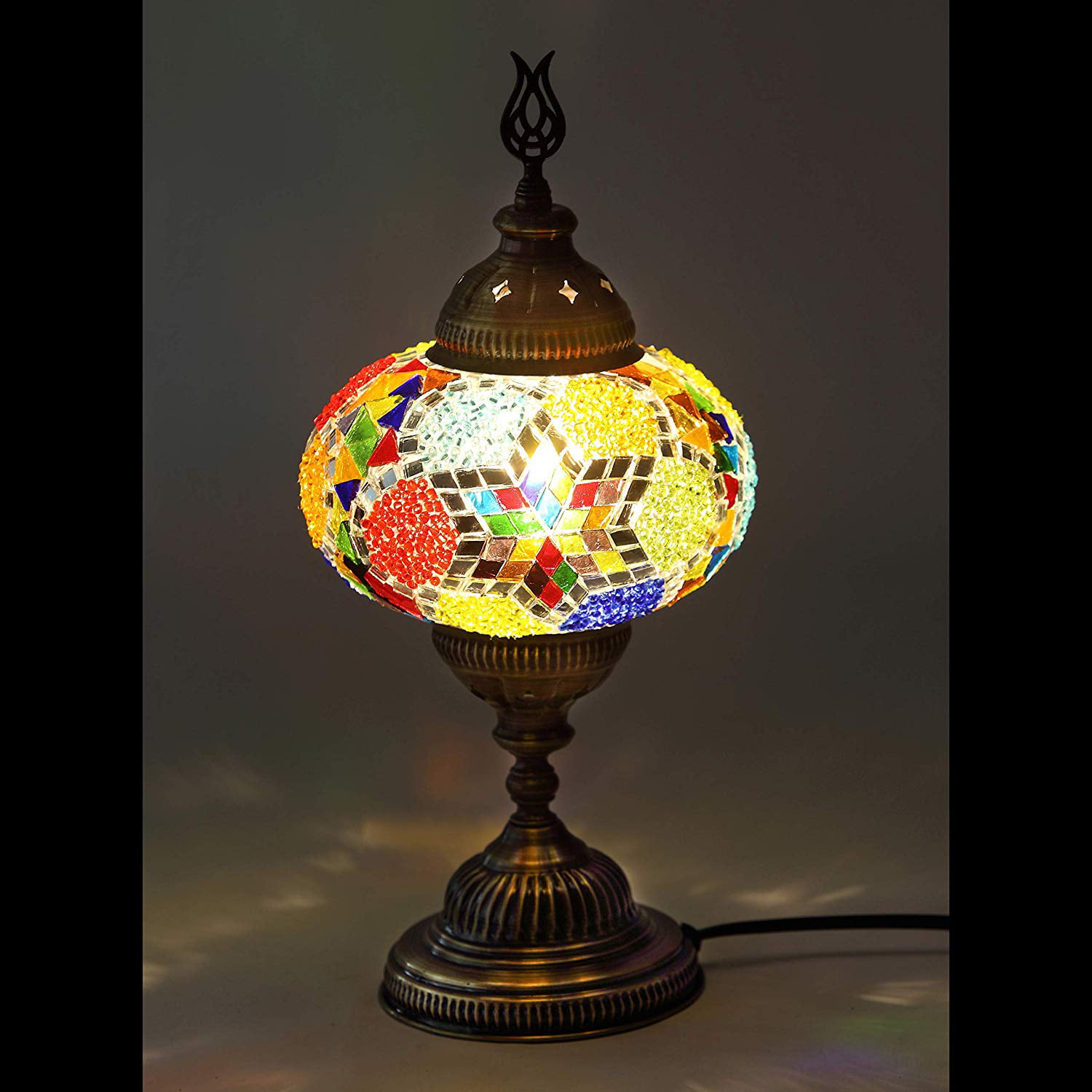 Lamodahome 31 Models Mosaic Lamp Handmade Turkish 7 Globes Mosaic