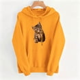 thumbnail image 5 of Frostluinai Graphic Hoodies for Women Oversized Sweatshirts Drawstring Long Sleeve Drop Shoulder Pullover Lightweight Soft Fall Clothes with Pokcet S-XXL, 5 of 5