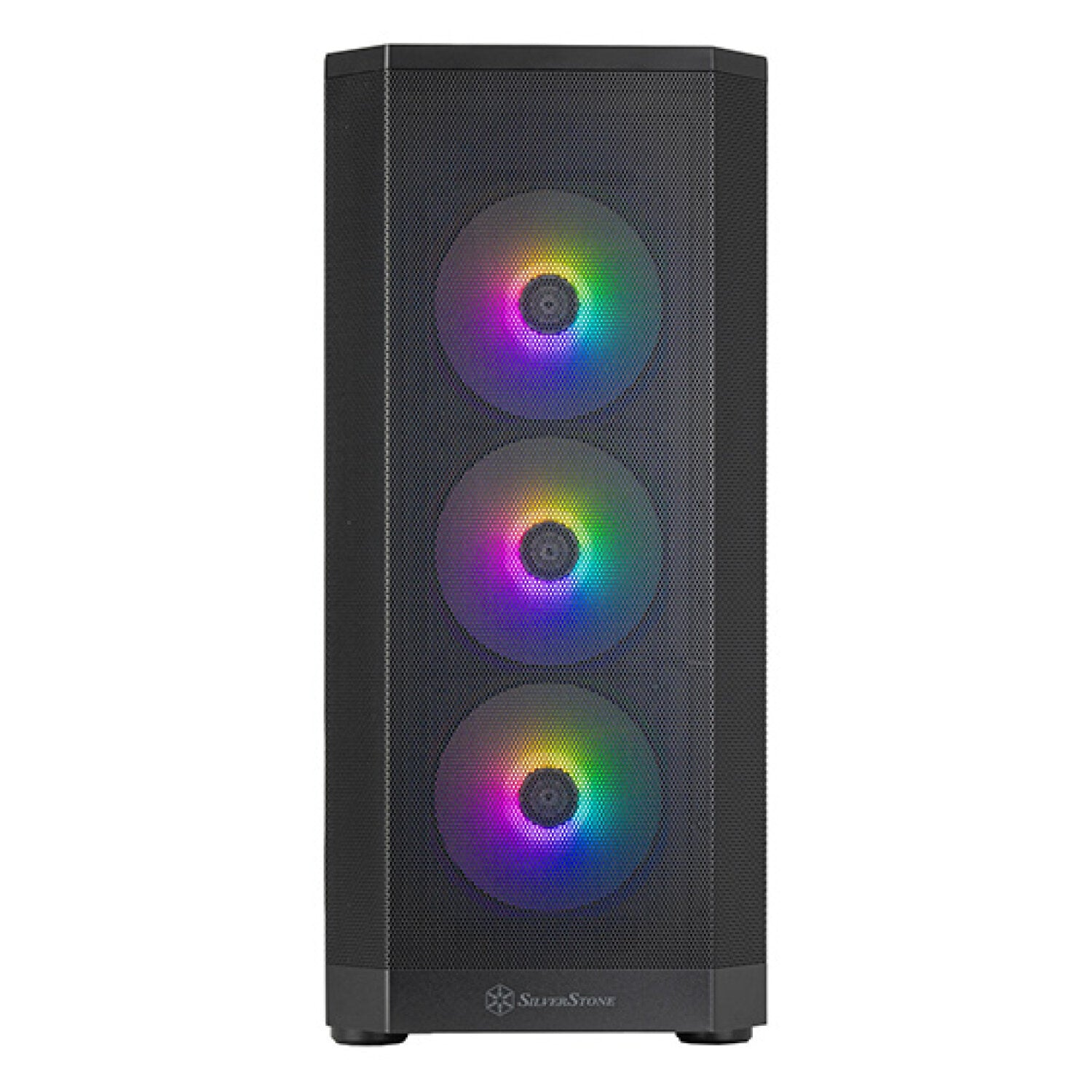 SilverStone Technology FARA 514X Black ATX All-Metal Tower Chassis with Dual Radiator Support - ARGB Fans - GPU Brace - FA514X-BG