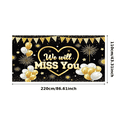 thumbnail image 3 of Gold Stars Farewell Banner Heart Design Glitter Balloons for Goodbye Party Retirement Event Indoor Celebration, 3 of 7