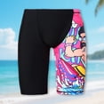 thumbnail image 2 of Staki Swim Trunks Boys Swim Trunks Toddler Swim Shorts Bathing Suit for Boy Swimsuit Quick Dry Mesh Beach Boardshorts Swimwear 9-17Y(Pink,15-16 Years), 2 of 7