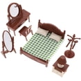 thumbnail image 2 of 1 Ensemble Meubles de Chambre de Maison de Poupée Meubles de Poupées Miniatures Modèle de Meubles Mini Maison Accessoire de Scène, 2 of 9