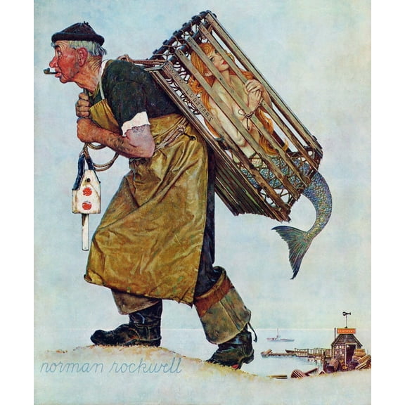 Marmont Hill Mermaid Wall Art