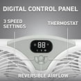 thumbnail image 5 of Holmes 9" Digital Window Fan, 3-Speed, Thermostat, Remote, Adjustable Extenders, 5 of 10