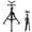 Black, variant on Memoryfield 2-Pack Heavy Duty Folding Pipe Jack Stands, 2500 lb Capacity, 28-52 in Adjustable Height, Fits 1/8-12 in Pipe, Blue