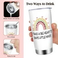 thumbnail image 4 of Difference Maker Gifts for Women, 20 Oz Coffee Tumbler with Lid and Straw, Appreciation Gifts for Teachers Coworkers, Thank You Gift for Boss Leader Employee, 20 Oz Stainless Steel Tumbler, 4 of 6