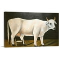 thumbnail image 1 of ARTCANVAS White Cow On a Black Background 1915 Canvas Art Print by Niko Pirosmani - Size: 26" x 18" (0.75" Deep), 1 of 9