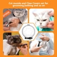 thumbnail image 5 of Cat Space Helmet Recovery Collar, Breathable Anti‑Bite Pet Cone Collar, Protective Cat Head Cover, Comfortable Pet Accessory for Cat Wound Healing Grooming Surgery Recovery, 5 of 6