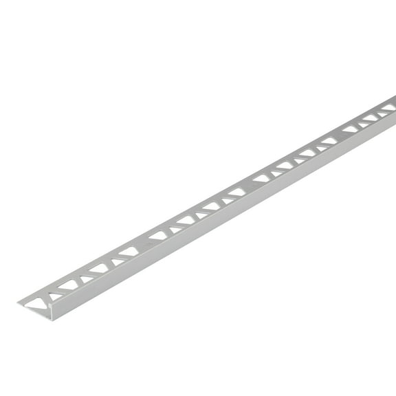 M-D Building Products 31350 5/16 in. x 96 in. Satin Clear Anodized Aluminum Tile Edge