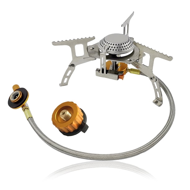 Burner al aire libre Firing Firing Estufa Splack Mochilero Acero Inoxidable Cocina Emergencia Turista Fuego Calentador de Fuego 8kg Utensilios de cocina Inevent OD003578-00B