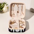 thumbnail image 6 of Tiny Teeth Travel Portable Square Jewelry Box: Storage Box, Decorative Box, and Jewelry Stand for Rings, Earrings, Necklaces, Bracelets, and More – Ideal for Girls and Women, 6 of 6