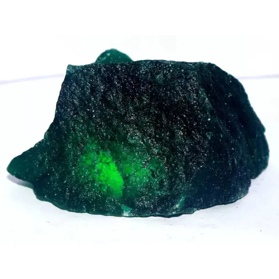Green Emerald 220.00 Carat Rough - Natural Uncut Gemstone with Exceptional Quality