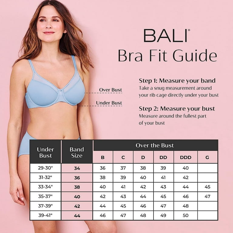 Women's Bali 3463 Comfort Revolution Wirefree Bra (Blue Spearmint