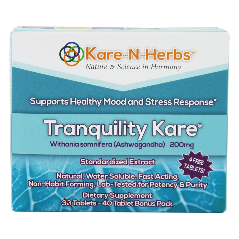 KareNHerbs Tranquility Kare Support for Mood and Stress 40