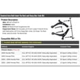 thumbnail image 2 of Front Control Arm Ball Joint Tie Rod and Sway Bar Link Kit - 8 Piece - Compatible with 2003 - 2005 Honda Pilot 4-Door 3.5L V6 2004, 2 of 2