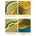 thumbnail image 4 of Six-Piece Kitchen Washbas In Double-Layer Basket Vegetable And Fruit Multi-Functional Plastic Washing Basket, 4 of 8