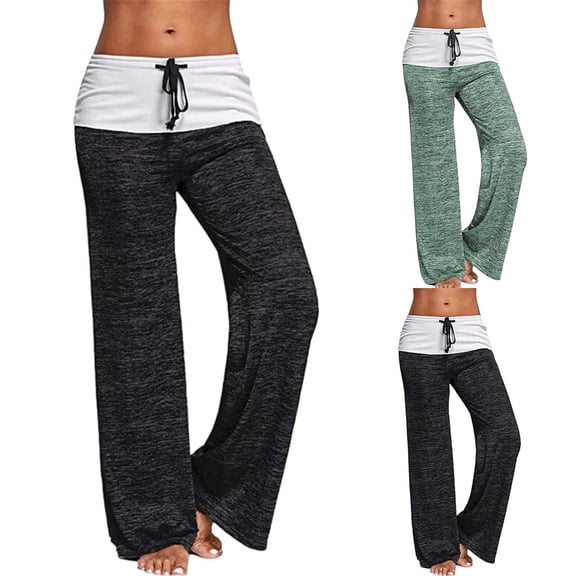 Women's Leggings High Waisted Workout Yoga Pants Stretchy Bootcut Yoga Pants Leggings for Workout Running Athletic Activewear