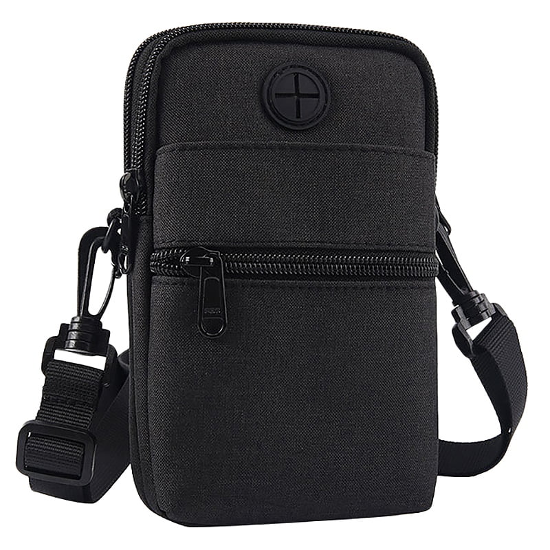 Men Messenger Bag Small Leather Purse Multipurpose Everyday Crossbody Bags for Man Small Casual Shoulder Bag 