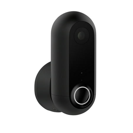 Canary Flex Indoor/Outdoor, Wire-free or Plugged-in, Weatherproof HD Security Camera - Black
