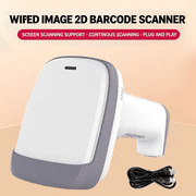 Galyimage Handheld 2D QR Barcode Scanner, 2.4G Wireless Image Bar Code Reader Support Screen Digital Code Plug and Play for Supermarket Warehouse Logistics Inventory