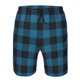 thumbnail image 3 of Fotbe Blue Black Plaid Trajes de Baño Estampados para Hombre, Shorts de Verano de Secado Rápido, Ropa de Playa, Bañadores-3X-Large, 3 of 6