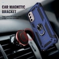 thumbnail image 5 of CoverON For Motorola Moto G 5G 2022 Ring Case, Kickstand Rugged Phone Cover Magnetic Car Mount Compatible - Navy Blue, 5 of 9