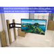 thumbnail image 4 of Soporte Tv Pared Con Brazo 109cm Para 42-86 Pulgadas Lab.G, Negro, 4 of 5