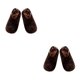 thumbnail image 2 of Qarigey Calcetines de invierno para el suelo, calcetines tobilleros con estampado de leopardo antideslizantes, zapatillas de lana cálidas para Café Mujer 2Conjunto, 2 of 6