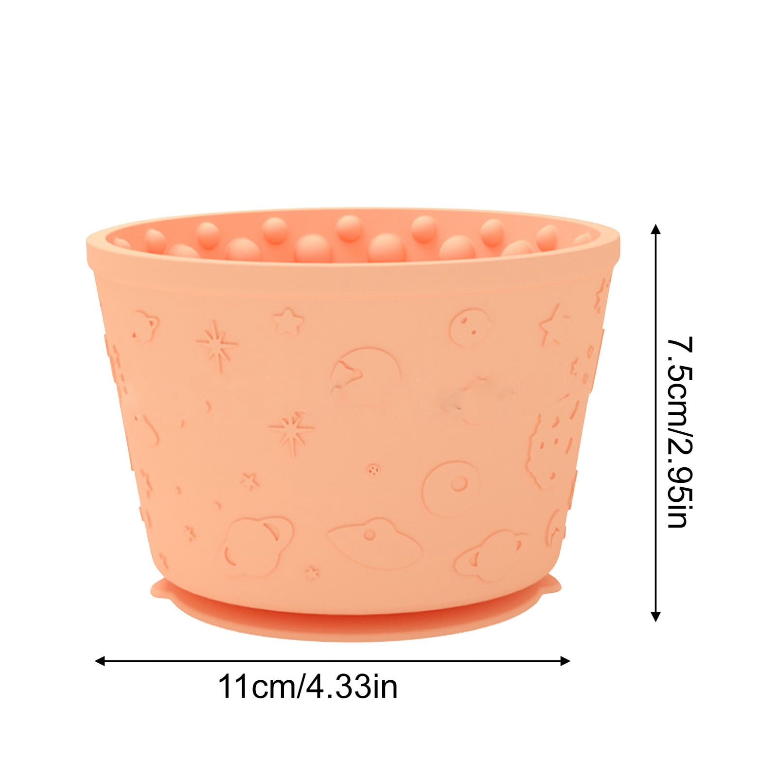 g Lick Bowl, Anxiety Relief Freezer Dog Licking Mat Slow Feeder, Non-Slip Silicone Bowl For Small Dogs