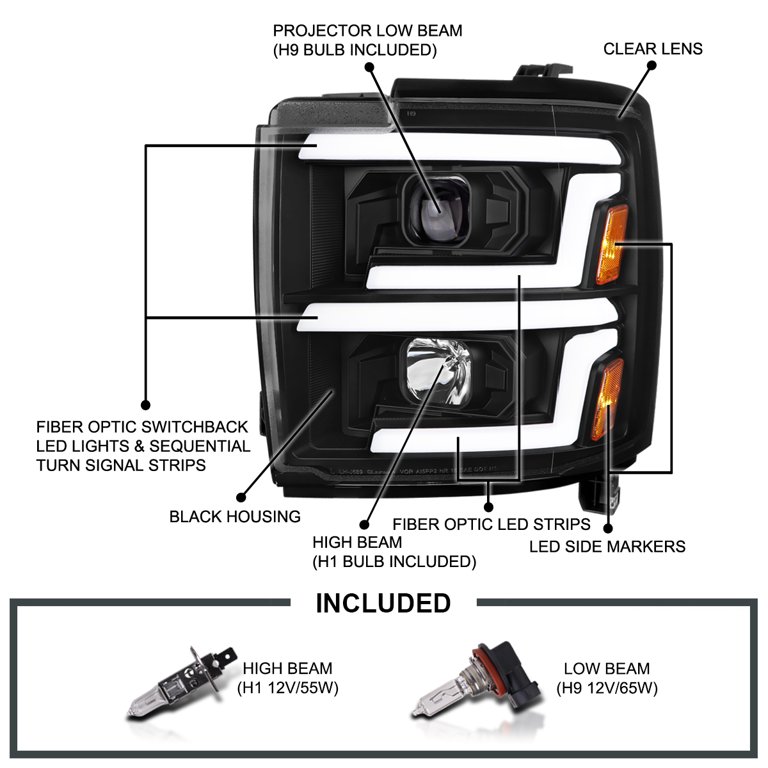 Headlight Assemblies For 2019 Chevrolet Silverado 2500 HD Sequential LED Projector Headlights For 2015-2019 Chevy Silverado 2500HD/3500HD – Black Housing Headlight Assemblies For 2015 Chevrolet Silverado 2500 HD Headlight Assemblies For 2019 Chevrolet Silverado 2500 HD Sequential LED Projector Headlights For 2015-2019 Chevy Silverado 2500HD/3500HD – Black Housing Headlight Assemblies For 2015 Chevrolet Silverado 2500 HD