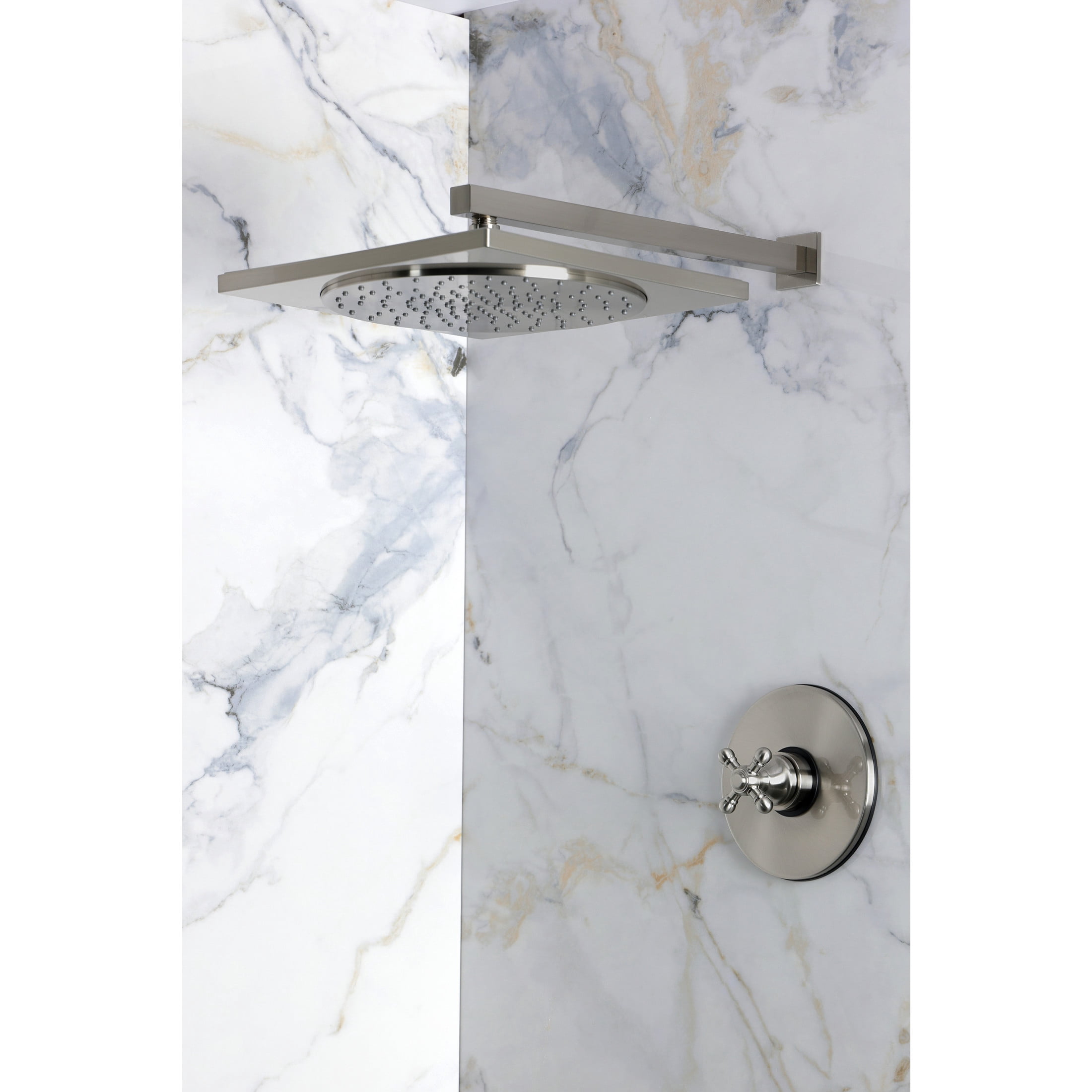 Kingston Brass KB8338BXSO Metropolitan Single-Handle Pressure Balanced Shower Faucet, Brushed Nickel