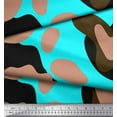 thumbnail image 3 of Soimoi Rayon Fabric Two Tone With White Camouflage Printed Craft Fabric by the Yard 42 Inch Wide, 3 of 3