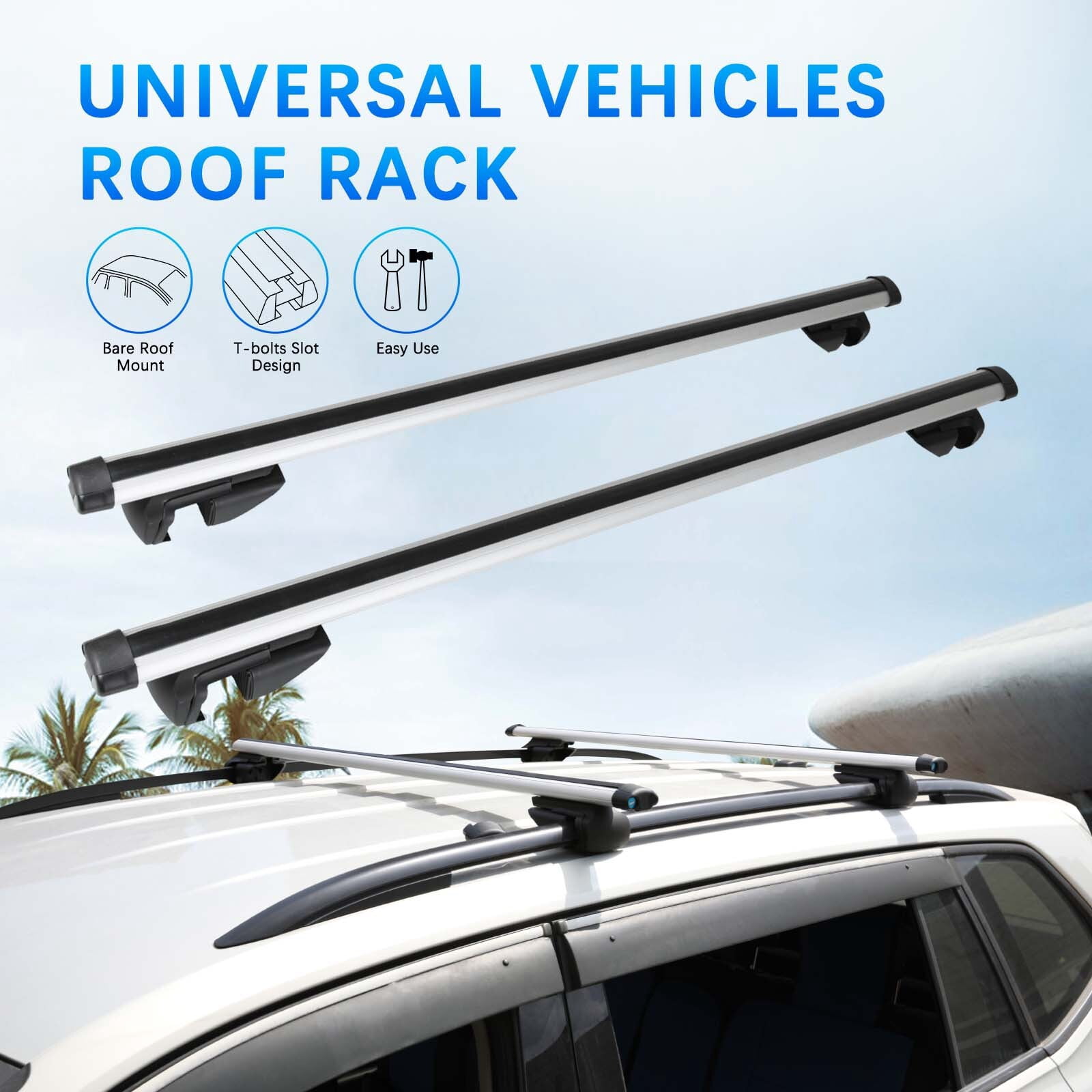 For Subaru Outback 10-14 Car Roof Rack Cross Bars Luggage Cargo Carrier W/ Lock