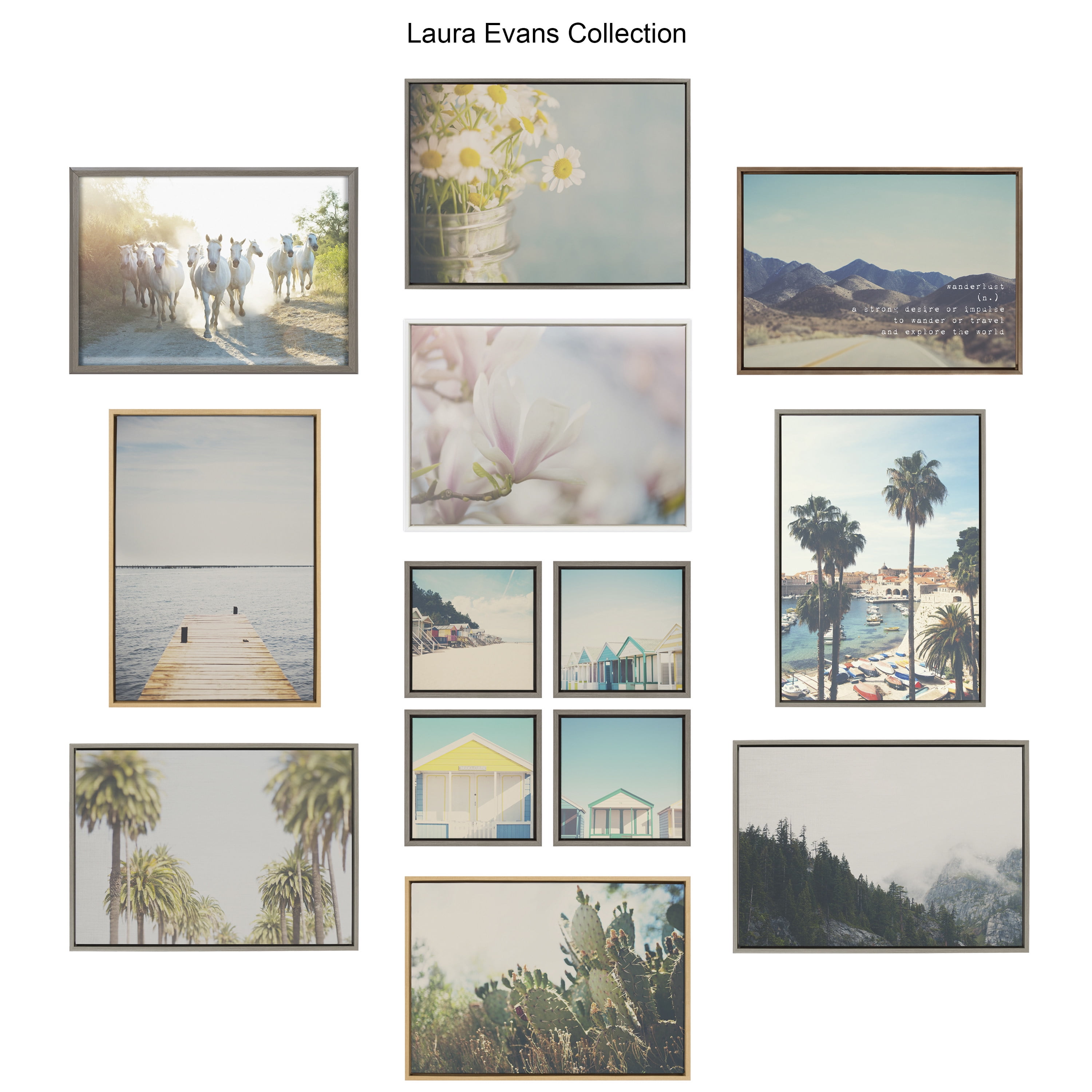 Kate and Laurel Photography Framed Painting, 28 in x 38 in