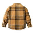 thumbnail image 2 of Kids Toddler Baby Unisex Jacket Autumn Winter Plaid Tops Shirt Coat Clothes, 2 of 5