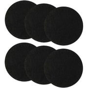 6 Pieces Compost Bin Filters Kitchen Activated Carbon Filters Compost Bin Replacement Filters (6.25 Inches)