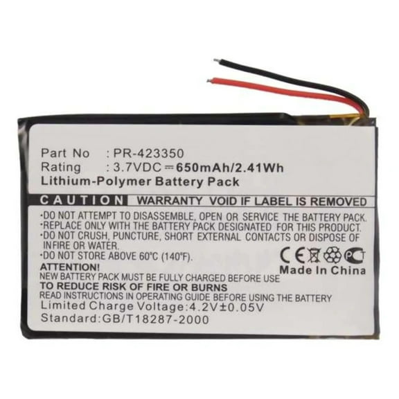 Batteries N Accessories BNA-WB-P1426 Wireless Headset Battery - Li-Pol, 3.7V, 650 mAh, Ultra High Capacity Battery - Replacement for Plantronics PR-423350 Battery