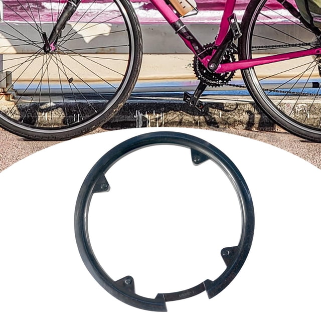 Protector de cadena de bicicleta shamjiam Fácil de instalar Cubierta del plato para 104 cm