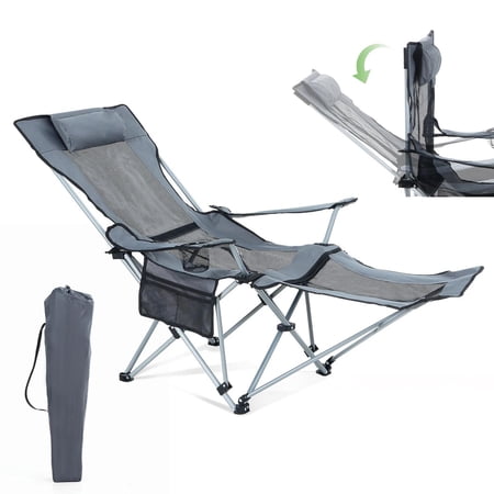 camping chair with footrest outdoor product