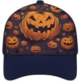 thumbnail image 1 of Halloween Pumpkin Baseball Cap Classic Golf Cap Soft Dad Hat Multicolor Adjustable Low Profile Hat Unisex, 1 of 6