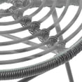 thumbnail image 4 of Noble House Acuna 3-PC Outdoor Faux Rattan Conversation Set in Gray, 4 of 13