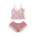 thumbnail image 1 of Pijama Ilusión para Dama, Set de Camiseta y Short con Diseño Estampado Multicolor Talla CH, 2 Piezas, 1 of 4