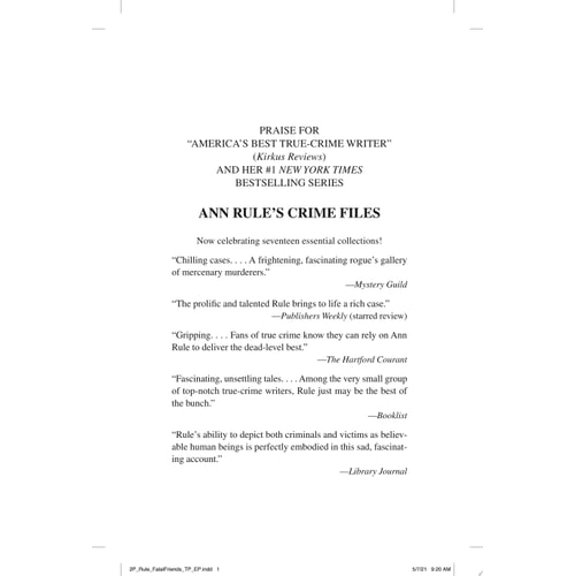 Pre-Owned Fatal Friends, Deadly Neighbors: Ann Rule's Crime Files Volume 16 (Paperback) 1982178655 9781982178659