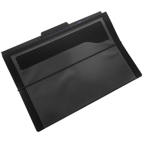 Soimiss Accordion File Organizer With Handle Design Hanging File Folder For Office Home Section Document Storage