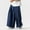 #402-Navy, variant on Men's Gift Oversized Wide-Leg Maxi Pants Waist Pleats Drapey Casual Solid Multi-Color